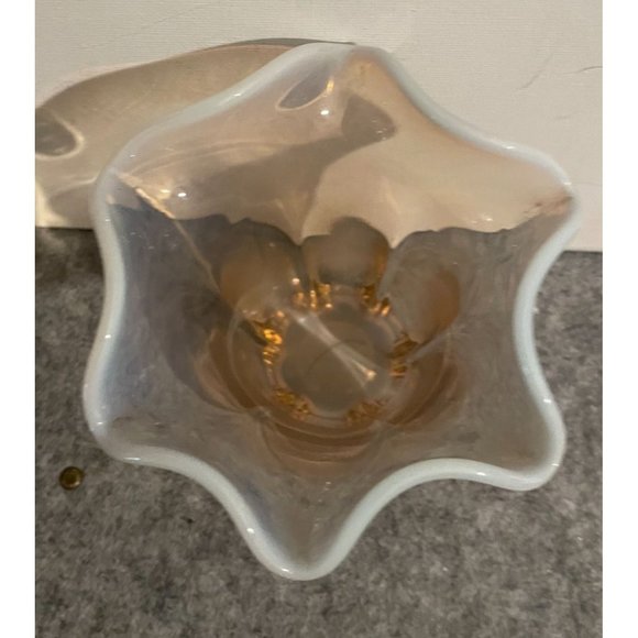 Vintage Duncan and Miller Opalescent Glass Vase  #1142 - Picture 3 of 4